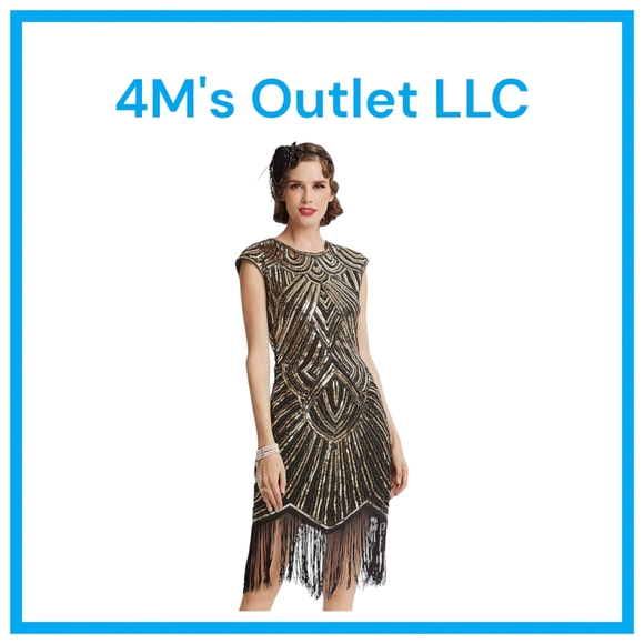 Women's Flapper Dresses 192o's - Picture 1 of 4